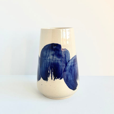 Small Vase, Blue Brush