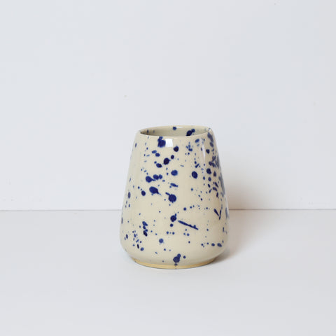Tiny Vase, Blue Splash