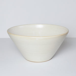 Large Bowl, Creamy White