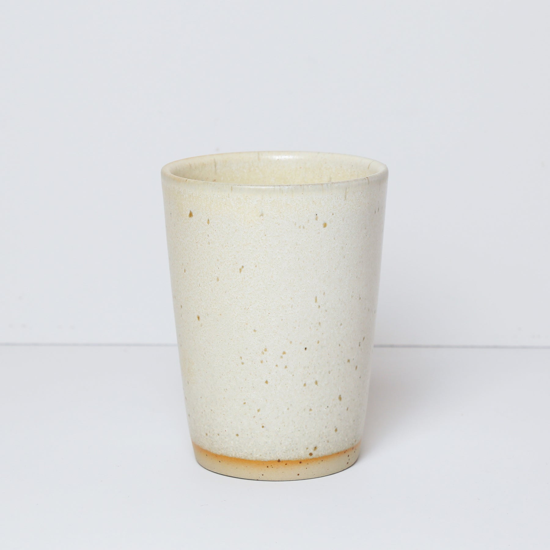 Tall Cup, Creamy White
