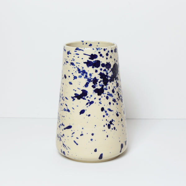 Small Vase, Blue Splash