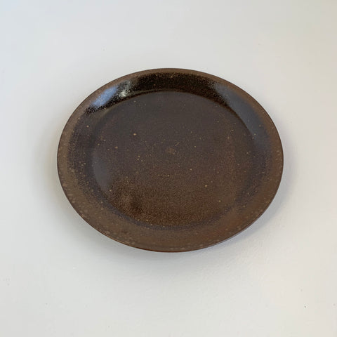 Small Plate, Brown