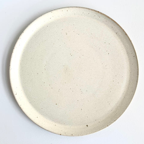 Large Plate, Creamy White