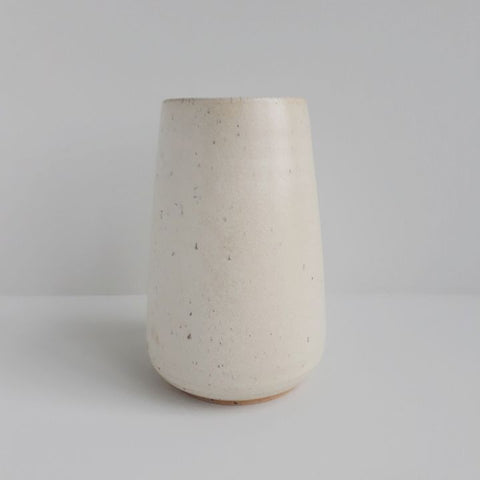 Medium Vase, Creamy White